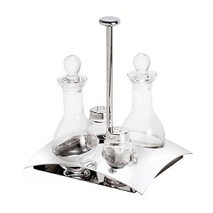 JG 4PC GALHETEIRO DE AÇO INOX FRANCE