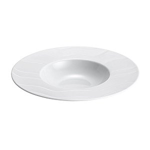 CJ 6 PC PRATOS FUNDOS DE PORCELANA LIMOGES VAGUE 23cm