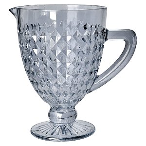 JARRA DE VIDRO ROMAN CINZA 1l