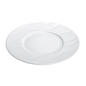 CJ 6 PC PRATOS DE PORCELANA P/SOBREMESA LIMOGES VAGUE 23cm