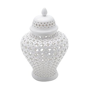 POTICHE RENDADO P/ AROMATIZANTE 19X31CM