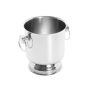 BALDE P/GELO DE AÇO INOX CORK 15,5X17,5CM