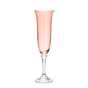CJ 6 TAÇAS CHAMPAGNE CRISTAL ECOLÓG KLEOPATRA ROSE 175ML