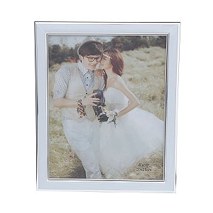 PORTA RETRATO PLASTICO WHITE 20 X 25 CM