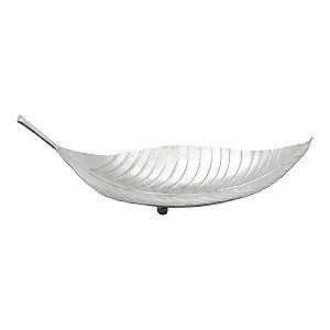 CENTRO DE MESA DE FERRO FOLHA 76X28,5X25CM