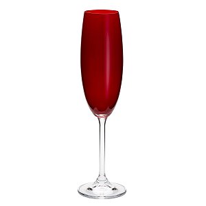 CJ 6 TAÇAS CHAMPAGNE DE CRISTAL ECOLÓGICO GASTRO RUBI 220ML