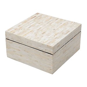 CAIXA QUADRADA MOP 25X25X13,5 CM