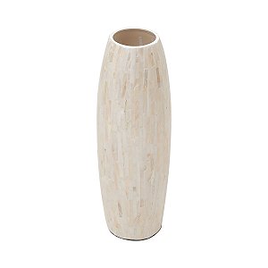 VASO ABAULADO MOP 14X14X42CM