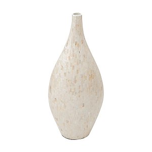 VASO OVALADO WHITE MOP 28X22X64CM