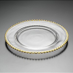 SOUSPLAT DE CRISTAL PEARL GOLD 31,5