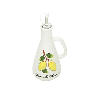 GARRAFA P/TEMPERO C/BICO DOSADOR DE CERÂMICA LEMONS 310ml