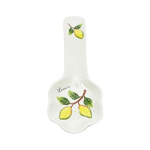 DESCANSO DE CERÂMICA P/COLHER LEMONS 22X9,3X2,5cm