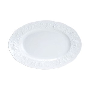 PRATO DE PORCELANA LIMOGES VENDANGE 28X19CM