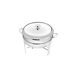 RECHAUD C/BANHO MARIA DE AÇO INOX 10l