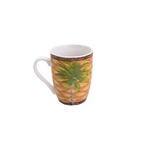 CANECA DE PORCELANA SUPER WHITE PALM 330ml