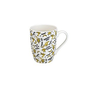 CANECA DE PORCELANA BANANA TIME 330ML