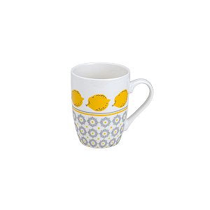 CANECA DE PORCELANA LEMONS LINE 330ML