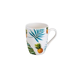 CANECA DE PORCELANA PINEAPPLE N LEAVES 330ML