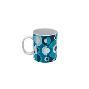 CANECA DE PORCELANA CIRCLES 330ML
