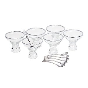 CJ 12PC P/SOBREMESA DE AÇO INOX VEGA 12CM