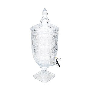 DISPENSER P/BEBIDA DE CRISTAL C/PÉ STARRY 4L