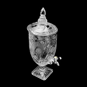 DISPENSER P/BEBIDA DE CRISTAL C/PÉ GLORY 4L