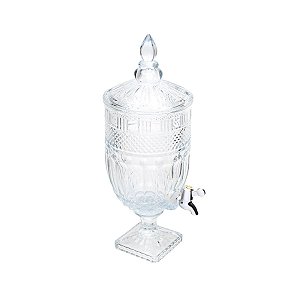 DISPENSER P/BEBIDA DE CRISTAL C/PÉ IMPERIAL 4L