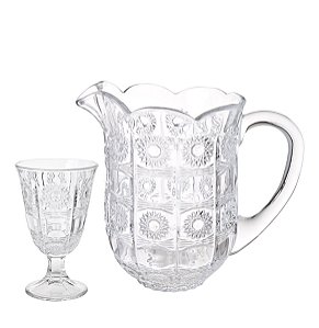 CJ JARRA 1,38L E 6 TAÇAS DE VIDRO STARRY 226ML