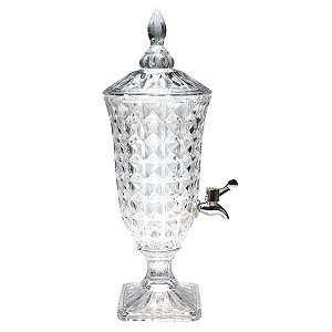 DISPENSER P/BEBIDA DE CRISTAL C/PÉ ADAMANT 2,2L