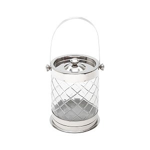BALDE DE VIDRO E ALUMÍNIO P/GELO 1,9ml