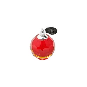 GARRAFA P/PERFUME C/BORRIFADOR 7x7x13 CM VERMELHA