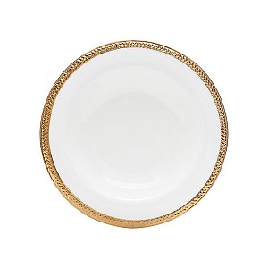 JG 6 PRATOS FUNDO DE PORCELANA DURABLE PORCELAIN PADDY 22CM