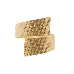 CJ 4 ANÉIS P/GUARDANAPOS METAL DOURADO 5x4x5cm