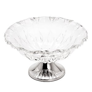 FRUTEIRA DE AÇO INOX LOUISE 34,5X20CM