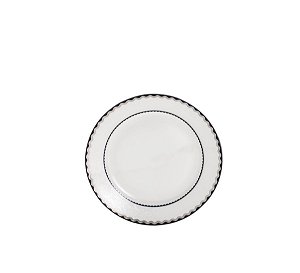 JG 6 PRATOS P/SOBREMESA DE PORCELANA