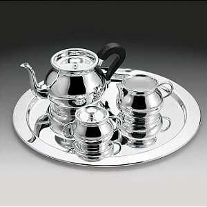 JG 4PC DE PRATA P/CAFÉ TETE-A-TETE