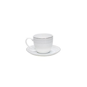 JG 6 XÍCARAS CHÁ PÍRES PORCELANA BONE CHIN KIEV PRATEAD220ML