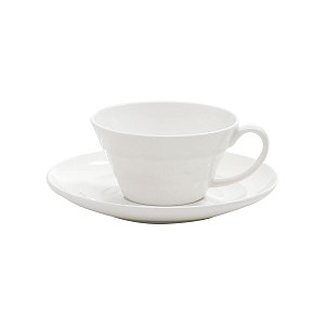 JG 6 XÍCARAS P/CHÁ C/PIRES DE PORCELANA