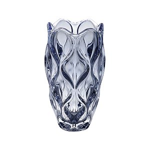 VASO DE CRISTAL DE CHUMBO BLOB AZUL 16,3X30CM