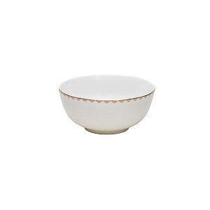 JG 6 BOWLS DE PORCELANA BONE CHINA MINSK PRATEADO 15CM