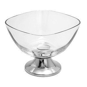 CENTRO DE MESA DE PRATA FENICE 28X23CM