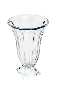 VASO DE CRISTAL DE CHUMBO C/PÉ PANEL 24,5X35CM