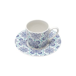 CJ 6 XÍCARAS P/CAFÉ C/PIRES LISBOA 90ML