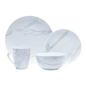 APARELHO DE JANTAR 16PC DE PORCELANA MARBLE