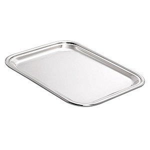 BANDEJA DE PRATA LISO 39X29CM