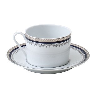 CJ 6 XICARAS DE CHÁ DE PORCELANA LIMOGES ROMA 220ML