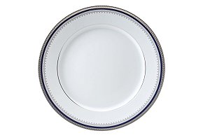 CJ 6 PRATOS DE JANTAR DE PORCELANA LIMOGES ROMA 27CM