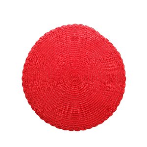 LUGAR AMERICANO POLIÉSTER VERMELHO 38cm