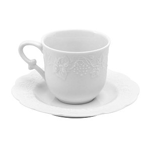 CJ 6 XICARAS DE CAFÉ DE PORCELANA LIMOGES NIZA 120ML