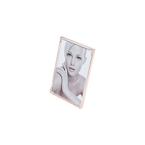PORTA RETRATO DE AÇO FLEUR ROSÉ 15X20CM